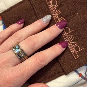 Phillip David jewelers the art of design Opal Spinner Ring